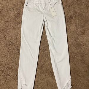 White judy blue pants